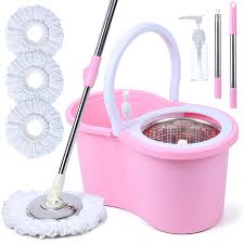 Ocedar Spin Mop And Bucket Enyaa Realmopman Premium Spin Mop And Buckets  Sets, Microfibre Floor Mop Bucket With Wringer