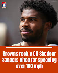 A report states Browns rookie quarterback Shedeur Sanders was driving 101  mph, 41 miles over the posted speed limit. Learn more