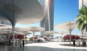 According to agents gold bay, the towers were inspired by the traditional architectural design in qatar, the cube. Downtown Lusail Branding Strategy Identity Brash