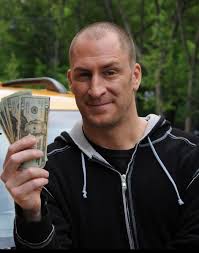 Heather & Steve with CASH CAB's Ben Bailey!