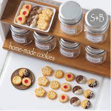2018 miniature cookies by sacchi ミニフード 食品サンプル 食べ物のアイデア
