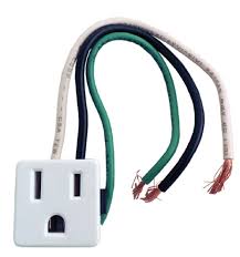 » home » electrical wiring projects. Ga28 Three Wire Appliance Outlet Snap In 115 Vac Universal Walmart Com Walmart Com
