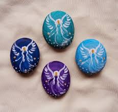 Steine Bemalen Engel Steine Steine Bemalen Schutzengel Basteln