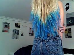 Mix it with some water, then apply it to your hair as a mask. Its Like In Aquamarine Dip Dye Hair Blue Tips Hair Dipped Hair