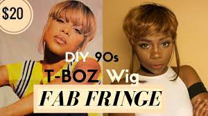 Mens toupee hair toupee hairstyles haircuts haircuts for men latest hairstyles european hairstyles pixie haircuts comb over fade haircut short 50 best mens haircuts. Diy 90 S Inspired T Boz Wig Sensationnel Fab Fringe Youtube