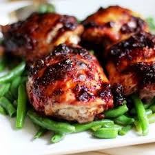 Cherry Jalapeno Barbeque Sauce Roasted Chicken Thighs Recipe Recipe Fodmap Recipes Low Fodmap Recipes Recipes