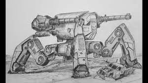 Crush your opponents or capture and hold beacons scattered across the map. How To Draw Raijin War Robots Youtube