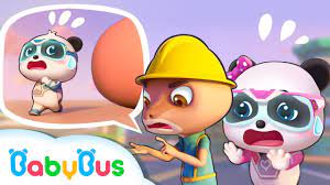 فريق الانقاذ الخارق كرتون للاطفال بيبي باص super panda rescue team babybus arabic youtube