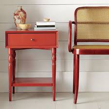 Make a statement with a white oak nightstand that makes a distinguished presence with clean lines, straightforward. Turned Leg Nightstand From West Elm