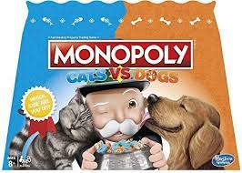 monopoly cats vs dogs board game for kids ages 8 and up https www amazon com dp b07mqxrvxr ref cm s board games for kids games for kids family fun games