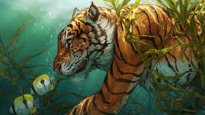 1920x1080 ultra hd wallpaper 8k 7680x4320 & 4k 3840x2160> download. Tiger Underwater Wallpaper Kolpaper Awesome Free Hd Wallpapers