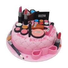 Write name on birthday cakes, aniversary cakes, cards, greetings and wishes. Mac Makeup Cake