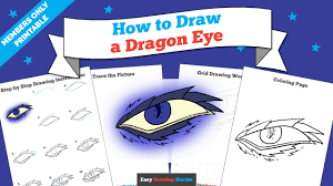 This is the only way to make a pencil drawing pop. How To Draw A Dragon Eye Really Easy Drawing Tutorial