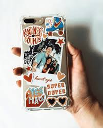 Iphone Clear Case Diy With Stickers Clear Iphone Case Tumblr Phone Case Iphone Case Stickers