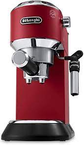 If hard water is used it is recommended to descale once a month, if soft water is used once a quarter is sufficient. De Longhi Dedica Style Traditional Barista Pump Espresso Machine Coffee And Cappuccino Maker Ec685r Red Amazon Co Uk Home Kitchen