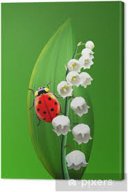 Raison de plus pour envoyer de jolies cartes ornées de muguet à ses proches. Tableau Sur Toile Porte Bonheur Pixers Nous Vivons Pour Changer