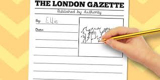 The Great Fire Of London Newspaper Writing Template Writing Templates Great Fire Of London The Great Fire
