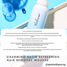 Product titleveet hair removal gel cream sensitive formula 6.78 o. Spreewithyew Sg How To Use Calosemi Hair Removal Mousse For The Hair Removal Mousse Smell Maybe Strong For Some But Not To Worry This Product Is Made Up Of Plant Based Ingredients