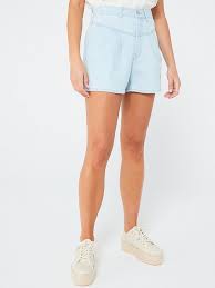 Featherweight Denim Mom Short
