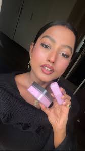 Is @hudabeauty @huda 💜 UBE Birthday Easy Bake 💜 Brown Skin Girl Approved  ? , Featured here UBE Birthday Easy Bake and Blush Filter in UBE Cream  #hudabeauty #ube