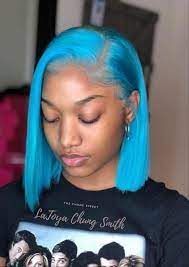 Baby Blue Bob Hair Lace Hair Wig Hairstyles Short Hair Styles