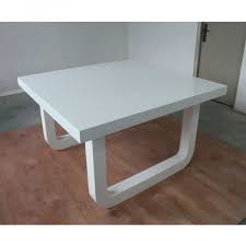 Artificial stone corian coffee table desks top supplier. White Glossy Corian Solid Surface Stone Home Dinning Table Chair Shenzhen Onebest Furniture Co Ltd
