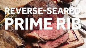 You also want to maintain its original juiciness. Reverse Seared Prime Rib Youtube