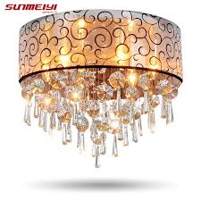 Cheap Price Led Crystal Circle Ceiling Light Living Room Lights Fashion Romantic Bedroom L Crystal Ceiling Lamps Crystal Ceiling Light Bedroom Light Fixtures