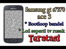 Selanjutnya masuk ke download mode dengan cara tekan dan tahan tombol home + volume down + power sampai masuk ke download mode, untuk melanjutkan ke download mode tekan tombol volume up sekali. Flash Samsung Gt S7270 Ace 3 Bootloop Bandel Layar Seperti Tv Rusak Youtube