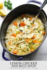 Lemon Chicken And Rice Soup 30 Minute One Pot Meal Joyous Apron Recipe Lemon Chicken Rice Soup Rice Soup Recipes