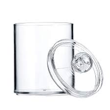 3 small glass apothecary jars with 3 glass lids vt115. Dispenser Apothecary Jars Bathroom Holder Storage Canister Clear Plastic Acrylic Jar For Cotton Ball Cotton Swab Q Tips Cotton R Makeup Organizers Aliexpress