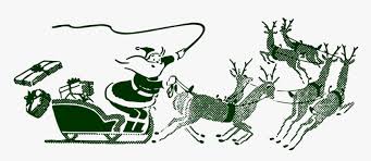 Christmas santa claus deer animal santa winter snow xmas antlers reindeer. Transparent Santa Claus Riding Reindeer Sled Drawing Cartoon Hd Png Download Transparent Png Image Pngitem