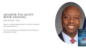 Sen. Tim Scott to hold book signing at Mount Pleasant luxury department  store