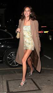 And i really want to learn french fluently. Alexa Chung Puts On A Leggy Display In A Floral Jacquard Mini Dress Daily Mail Online