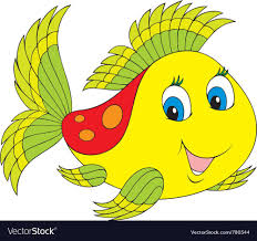Coral Fish Vector Image On Vectorstock Fish Clipart Fish Vector Fish Graphic