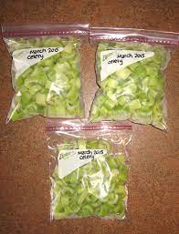 How To Freeze Celery Graceful Little Honey Bee