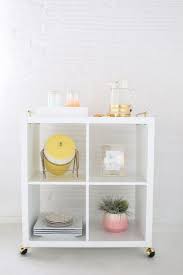 Diy Ikea Bar Cart 21 Genius Diy Ikea Kallax Hacks To Organize Your Bedroom Playroom Kitchen Entryway Closet And Office Ikea Hyller Hjemme Diy Ikea Hack