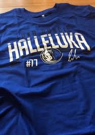 Check out our luka doncic jersey selection for the very best in unique or custom, handmade pieces from our men's clothing shops. Luka Doncic Dallas Mavericks Blue Halleluka Short Sleeve Player T Shirt 17257646