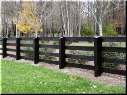 The split rail, or post and rail, fence is essentially a rustic version of a post and board fence style and is similarly a good choice for a decorative accent, for delineating areas, or for marking boundaries without creating a solid visual barrier. Wooden Fence Farm Fence Backyard Fences Fence Landscaping