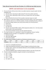 The auditor general said that most councils submit their reports late and some councils submit their accounting reports very late. Solved Ake Home Exer Se 2 Note Late Submission Is Not A Chegg Com