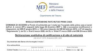 Se avete già individuato la casa dei vostri sogni, allora non vi resta che procedere con il passo successivo e passare alla ricerca del mutuo che meglio si adatta alle vostre esigenze. Emergenza Coronavirus Covid 19 Modulistica Per Il Fondo Solidarieta Per I Mutui Sulla Prima Casa