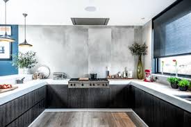 Slate grey kitchen with white worktops liverpool. 75 Beautiful Kitchen With Dark Wood Cabinets Ideas Designs July 2021 Houzz Uk
