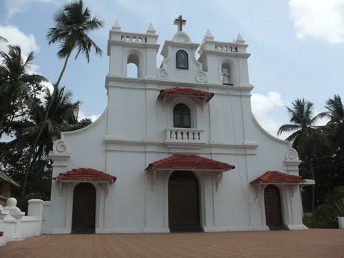 Historic St. Joseph Church in Pernem, AI generated