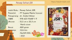 Download ebook resep jsr pdf. Cerita Ida Review Buku Resep Sehat Jsr Karya Dr Zaidul Akbar