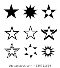 Similar Images Stock Photos Vectors Of Star Icons Set Of Different Star Symbols Isolated On A White Backg Star Logo Design Star Tattoos Star Tattoo Designs