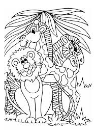 Free zebra coloring pages & book for download (printable pdf) black and white doesn't always have to be boring, and our zebra coloring pages are a great example of this. Coloring Page Lion Giraffe And Zebra Free Printable Coloring Pages Img 16608