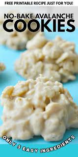 No Bake Avalance Cookies In 2020 Avalanche Cookies Baking Recipes Cookies Recipes
