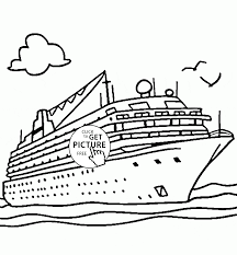Real Cruise Ship Coloring Page For Kids Transportation Coloring Pages Printables Free Wuppsy Com Online Coloring Pages Coloring Pages For Kids Ship Drawing