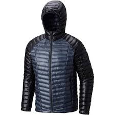 Mountain Hardwear Ghost Whisperer Hooded Down Jacket Colour Zinc Blac Down Jacket Jackets Mountain Hardwear