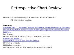 Retrospective Chart Review Ppt Download